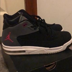 Women’s Black & Grey Jordan Flight Shoes